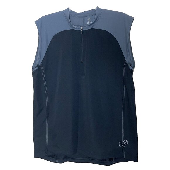 Fox Racing Cycling Vest Men's XXL Performance 1/4 Zip Back Pocket Mountain Bike - Picture 1 of 12